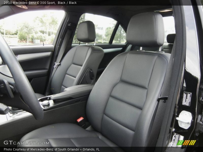Black / Black 2010 Mercedes-Benz C 300 Sport