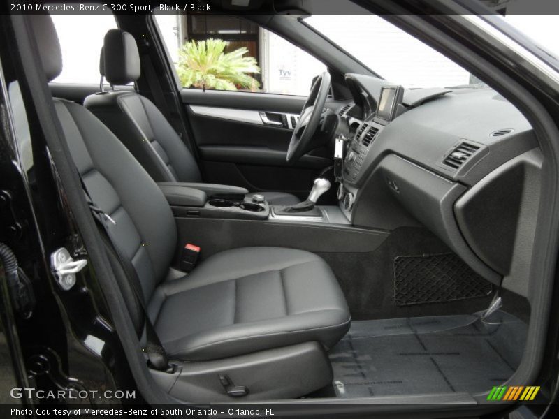 Black / Black 2010 Mercedes-Benz C 300 Sport