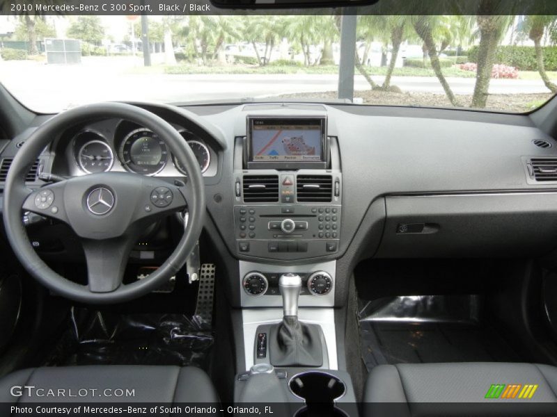 Black / Black 2010 Mercedes-Benz C 300 Sport