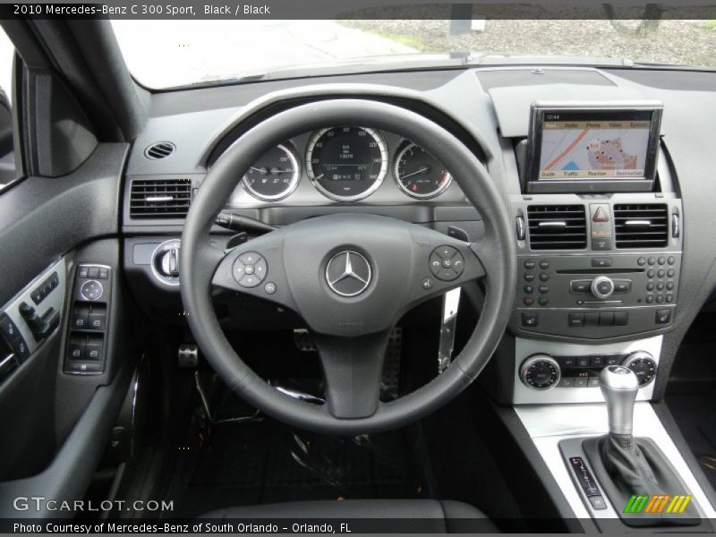 Black / Black 2010 Mercedes-Benz C 300 Sport