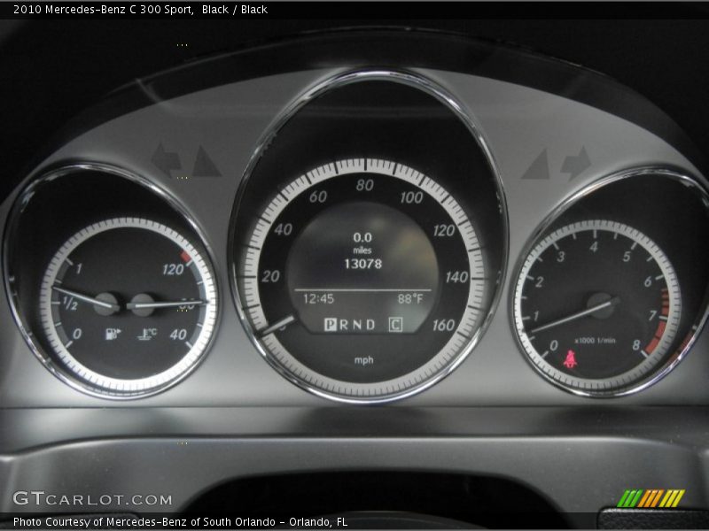 Black / Black 2010 Mercedes-Benz C 300 Sport