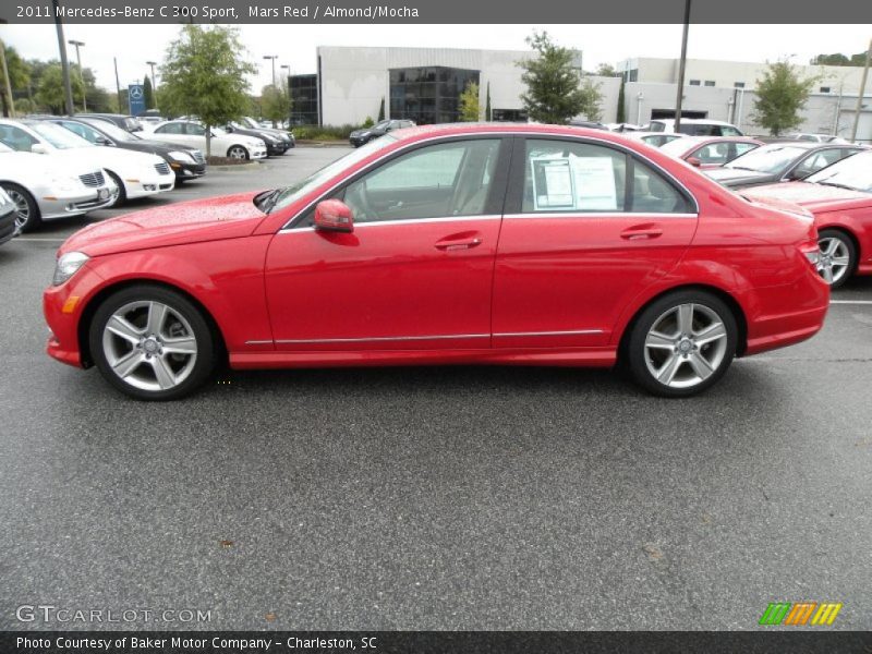 Mars Red / Almond/Mocha 2011 Mercedes-Benz C 300 Sport