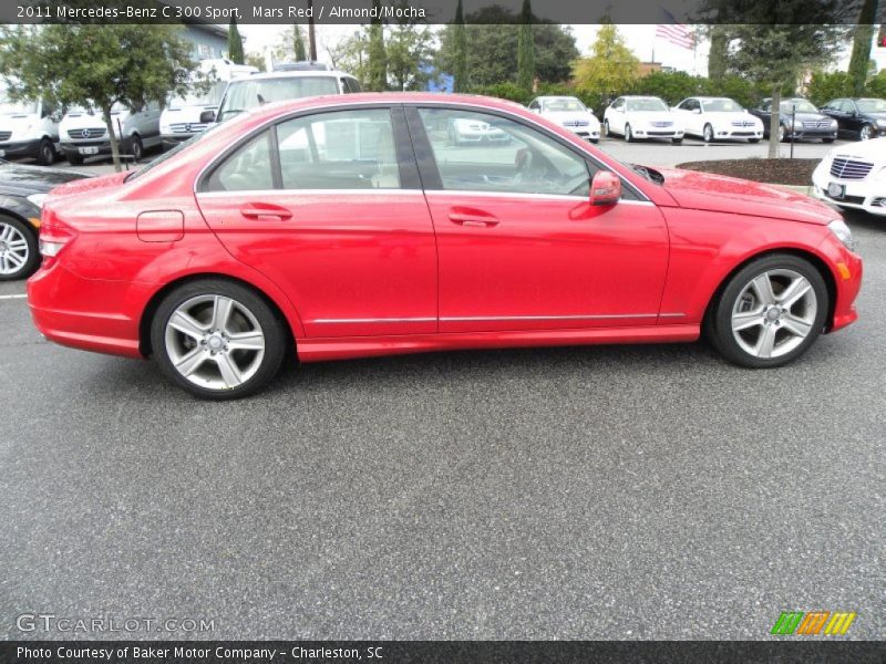 Mars Red / Almond/Mocha 2011 Mercedes-Benz C 300 Sport
