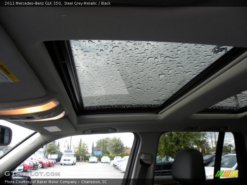 Steel Grey Metallic / Black 2011 Mercedes-Benz GLK 350