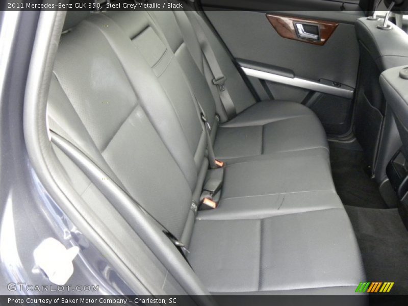 Steel Grey Metallic / Black 2011 Mercedes-Benz GLK 350