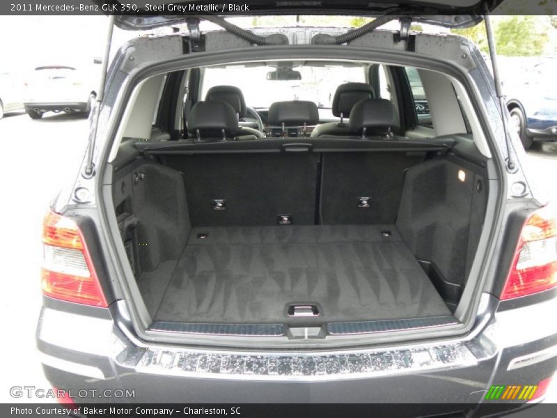 Steel Grey Metallic / Black 2011 Mercedes-Benz GLK 350