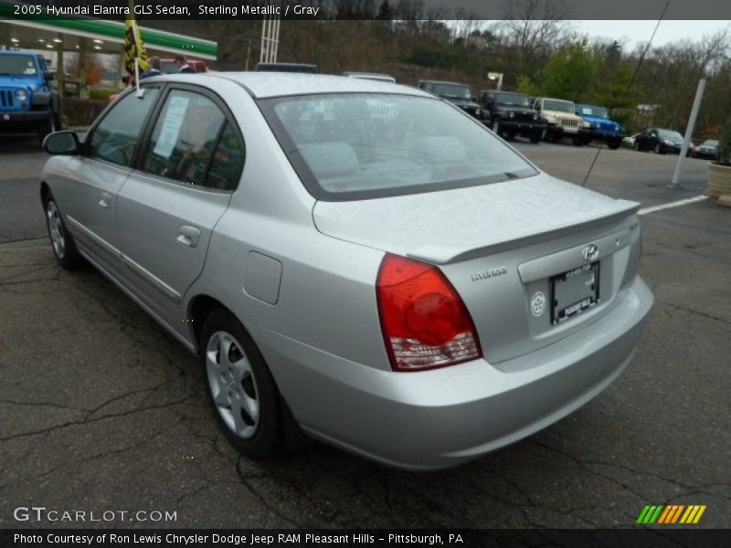 Sterling Metallic / Gray 2005 Hyundai Elantra GLS Sedan