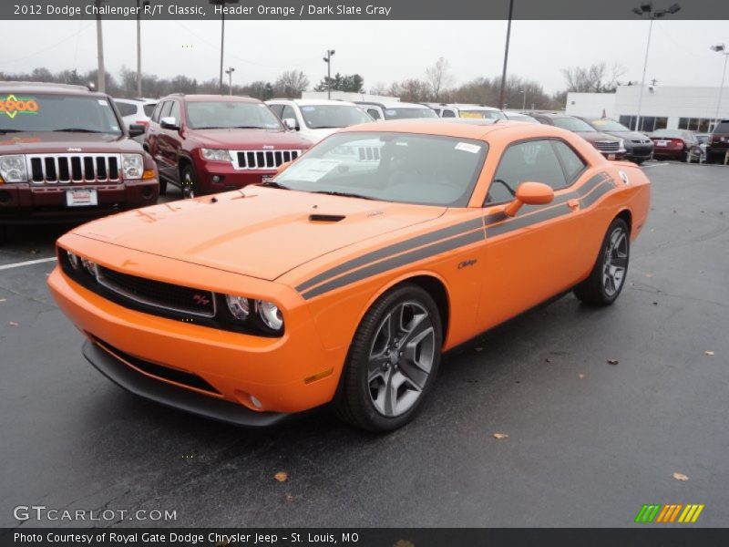 Front 3/4 View of 2012 Challenger R/T Classic