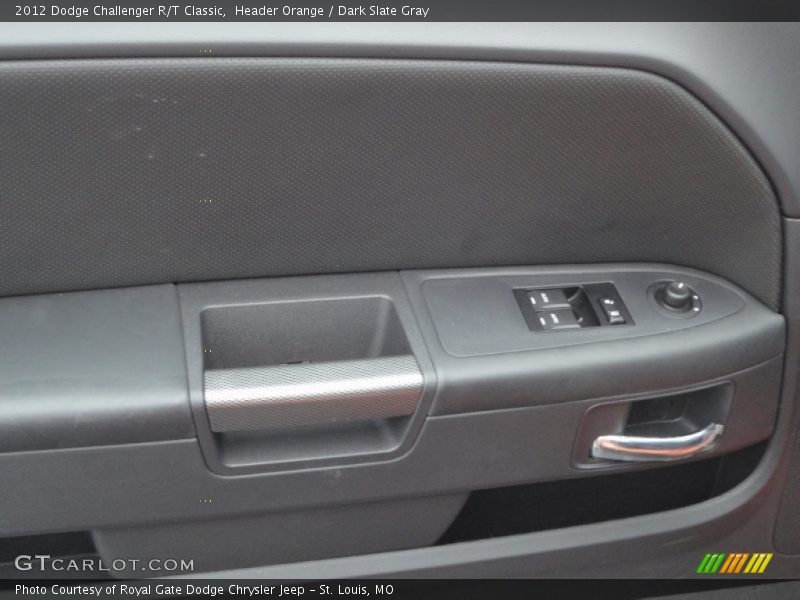 Header Orange / Dark Slate Gray 2012 Dodge Challenger R/T Classic