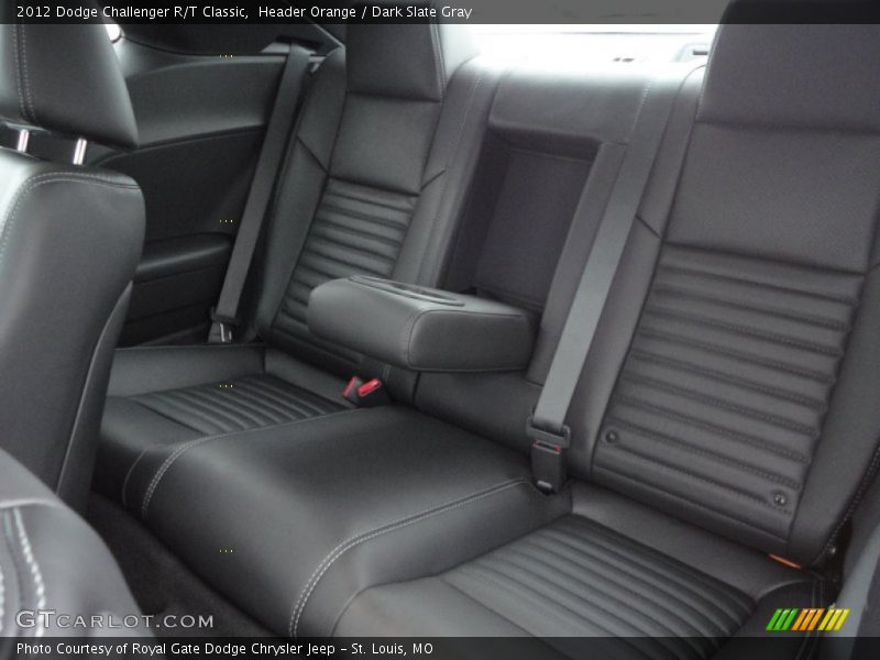 Header Orange / Dark Slate Gray 2012 Dodge Challenger R/T Classic
