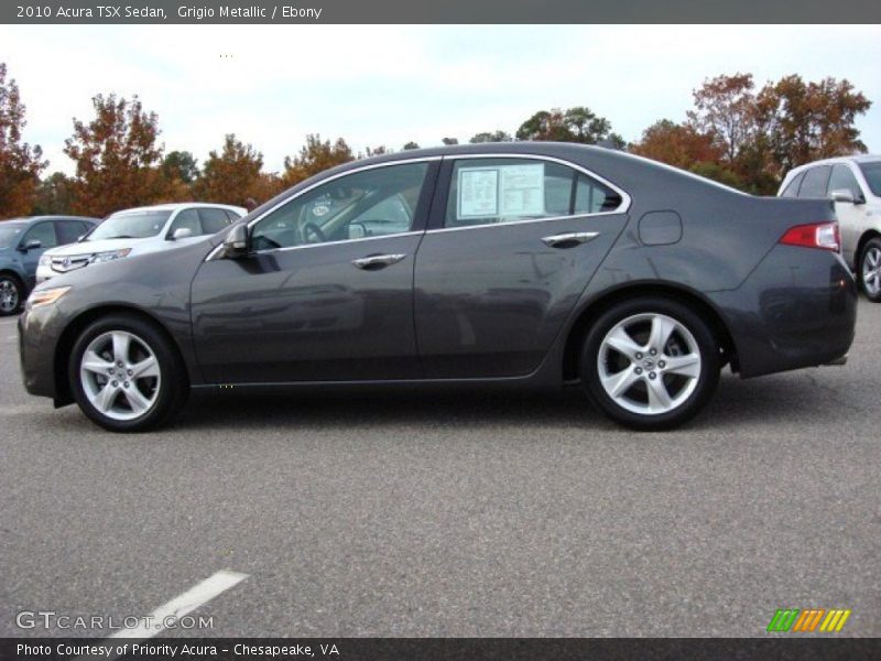 Grigio Metallic / Ebony 2010 Acura TSX Sedan