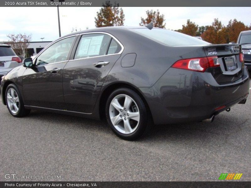 Grigio Metallic / Ebony 2010 Acura TSX Sedan