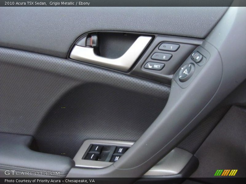 Grigio Metallic / Ebony 2010 Acura TSX Sedan
