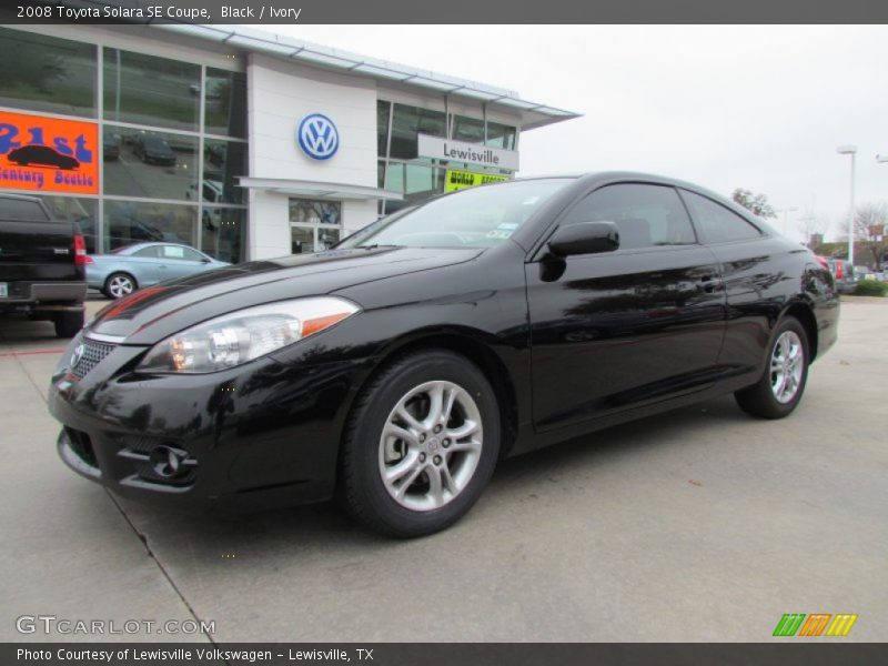 Black / Ivory 2008 Toyota Solara SE Coupe