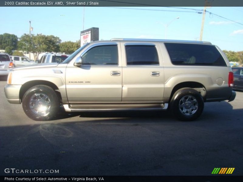 Silver Sand / Shale 2003 Cadillac Escalade ESV AWD