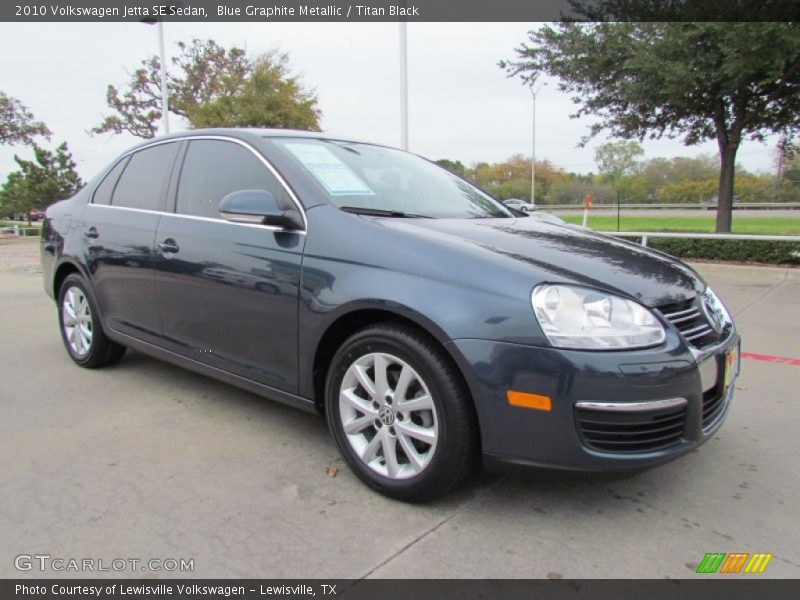 Blue Graphite Metallic / Titan Black 2010 Volkswagen Jetta SE Sedan