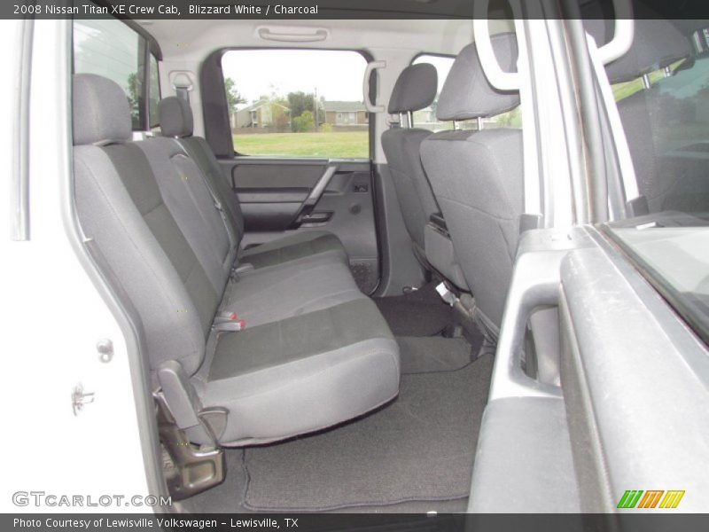 Blizzard White / Charcoal 2008 Nissan Titan XE Crew Cab