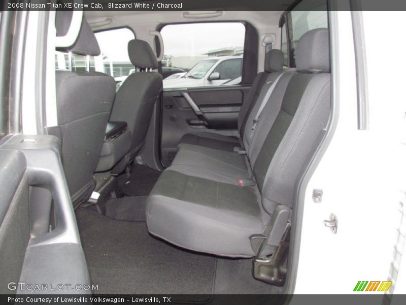Blizzard White / Charcoal 2008 Nissan Titan XE Crew Cab
