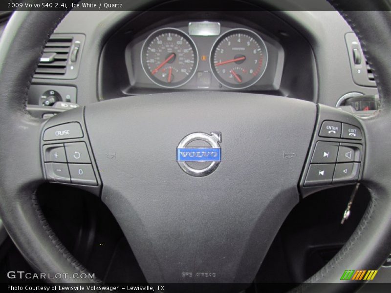 Ice White / Quartz 2009 Volvo S40 2.4i