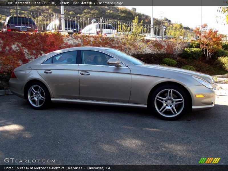 Desert Silver Metallic / Cashmere Beige 2006 Mercedes-Benz CLS 500