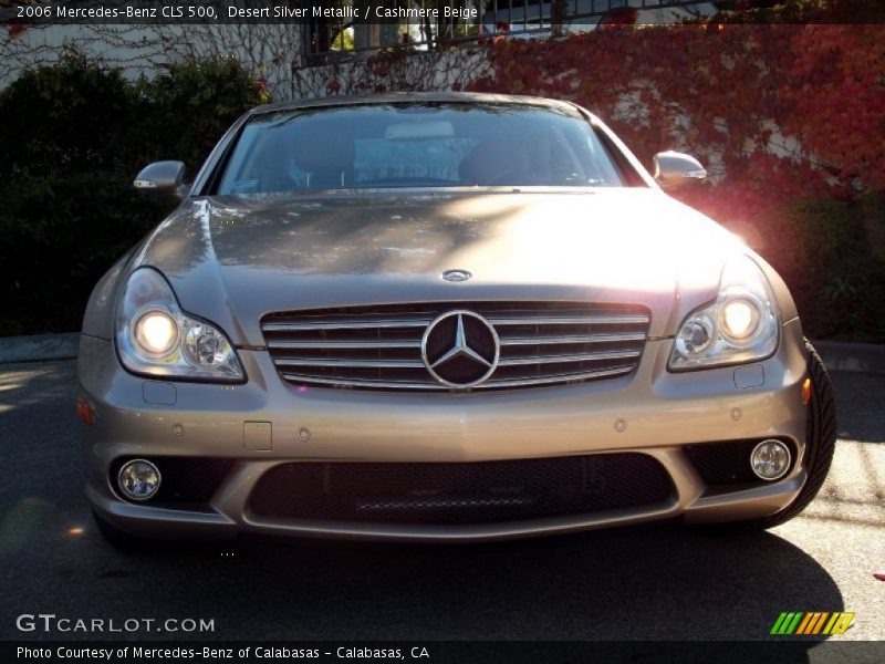 Desert Silver Metallic / Cashmere Beige 2006 Mercedes-Benz CLS 500