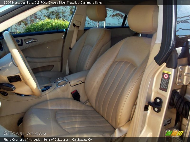 Desert Silver Metallic / Cashmere Beige 2006 Mercedes-Benz CLS 500