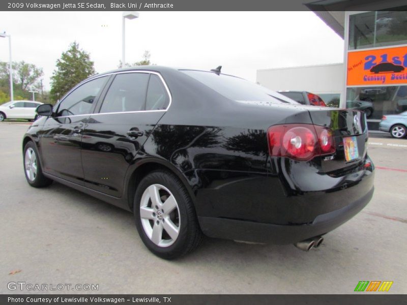 Black Uni / Anthracite 2009 Volkswagen Jetta SE Sedan