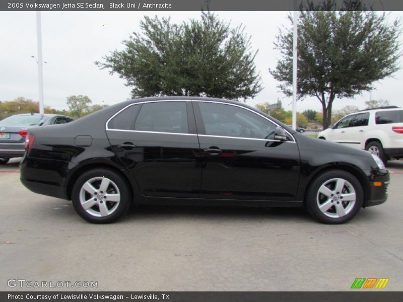 Black Uni / Anthracite 2009 Volkswagen Jetta SE Sedan