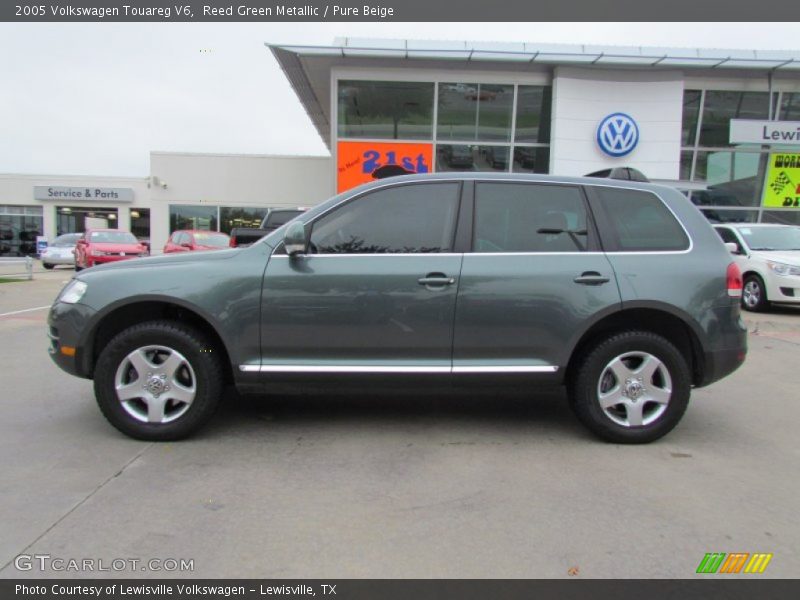 Reed Green Metallic / Pure Beige 2005 Volkswagen Touareg V6