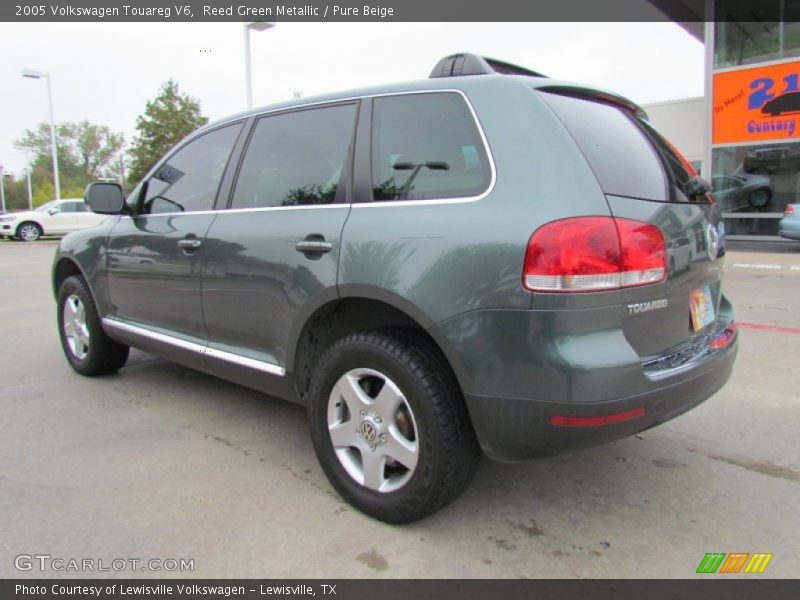 Reed Green Metallic / Pure Beige 2005 Volkswagen Touareg V6