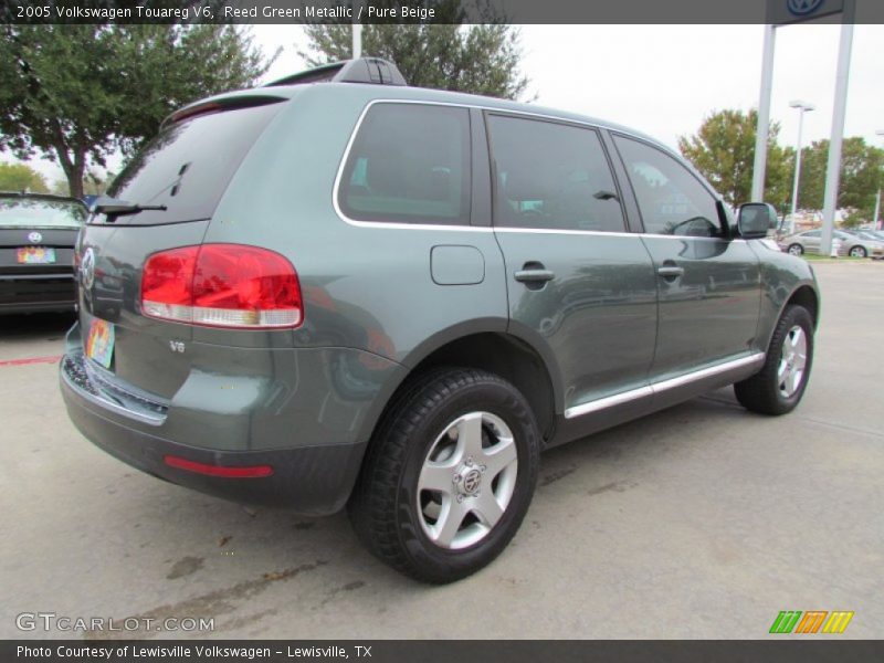 Reed Green Metallic / Pure Beige 2005 Volkswagen Touareg V6