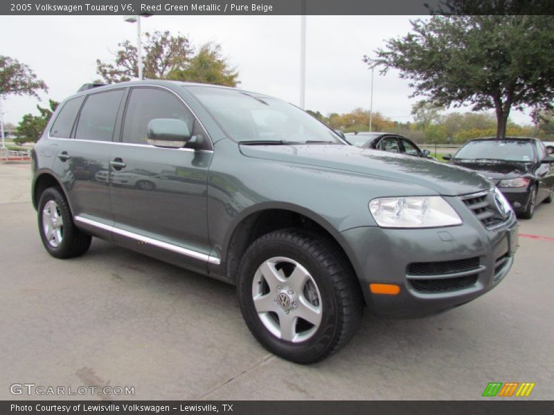 Reed Green Metallic / Pure Beige 2005 Volkswagen Touareg V6