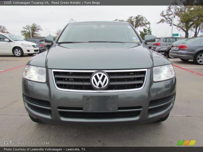 Reed Green Metallic / Pure Beige 2005 Volkswagen Touareg V6