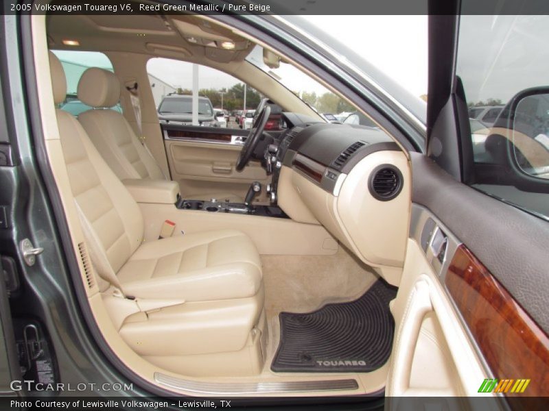 Reed Green Metallic / Pure Beige 2005 Volkswagen Touareg V6