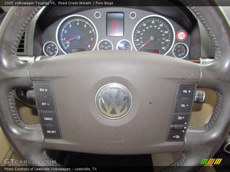 Reed Green Metallic / Pure Beige 2005 Volkswagen Touareg V6