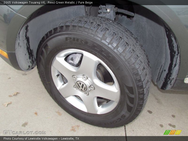 Reed Green Metallic / Pure Beige 2005 Volkswagen Touareg V6