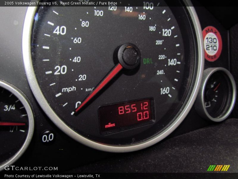 Reed Green Metallic / Pure Beige 2005 Volkswagen Touareg V6