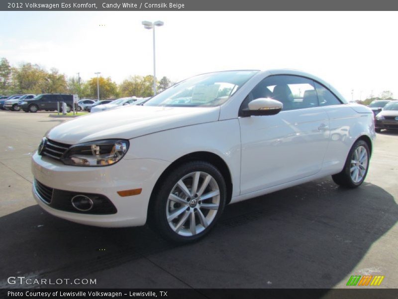 Candy White / Cornsilk Beige 2012 Volkswagen Eos Komfort