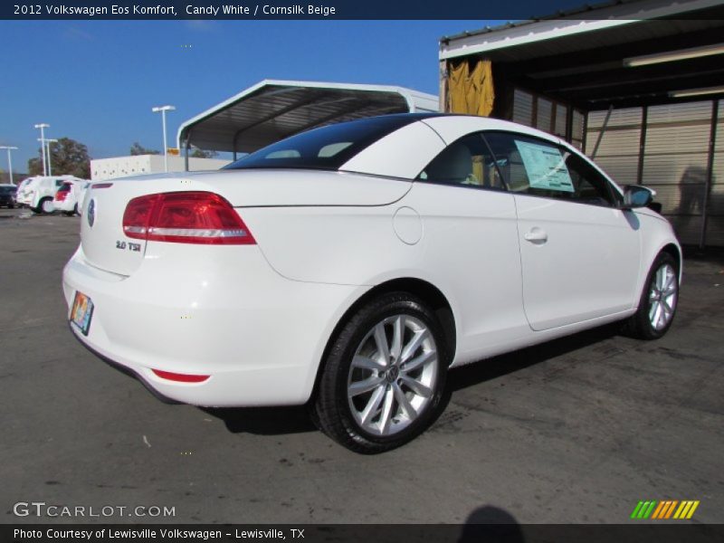 Candy White / Cornsilk Beige 2012 Volkswagen Eos Komfort