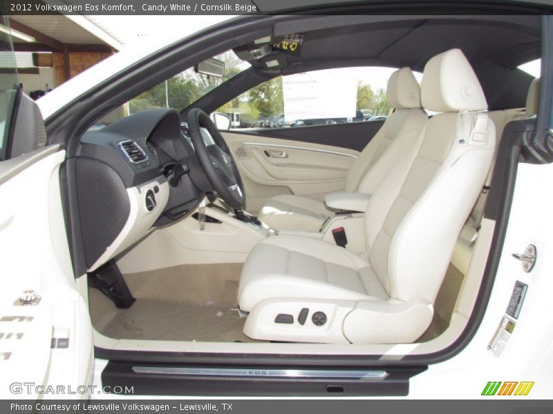 Candy White / Cornsilk Beige 2012 Volkswagen Eos Komfort
