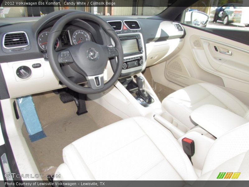 Candy White / Cornsilk Beige 2012 Volkswagen Eos Komfort