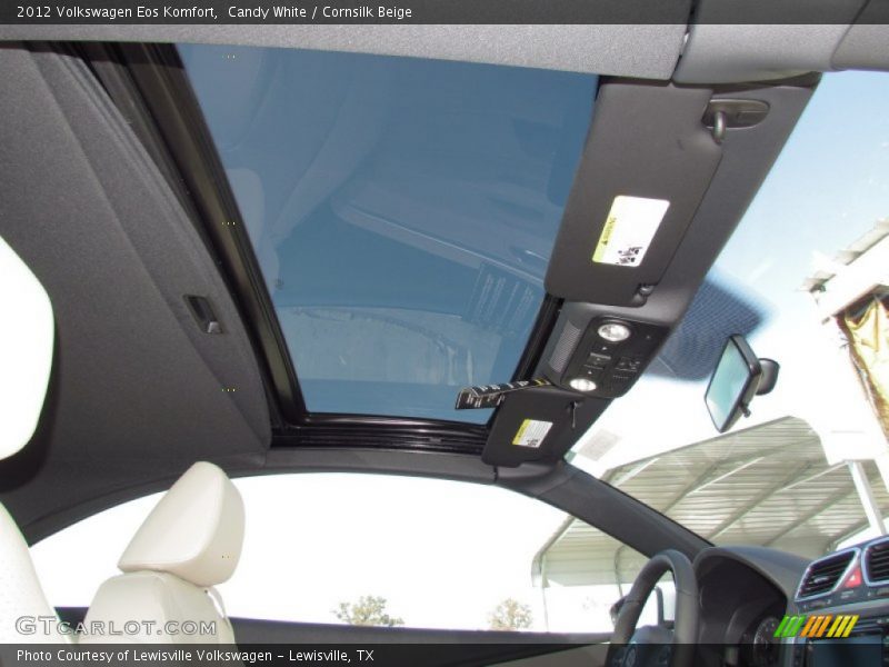 Candy White / Cornsilk Beige 2012 Volkswagen Eos Komfort