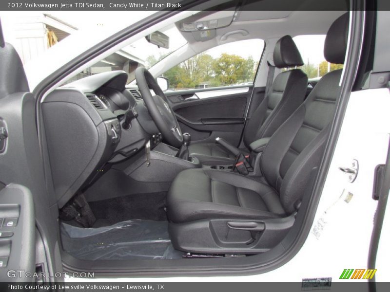  2012 Jetta TDI Sedan Titan Black Interior