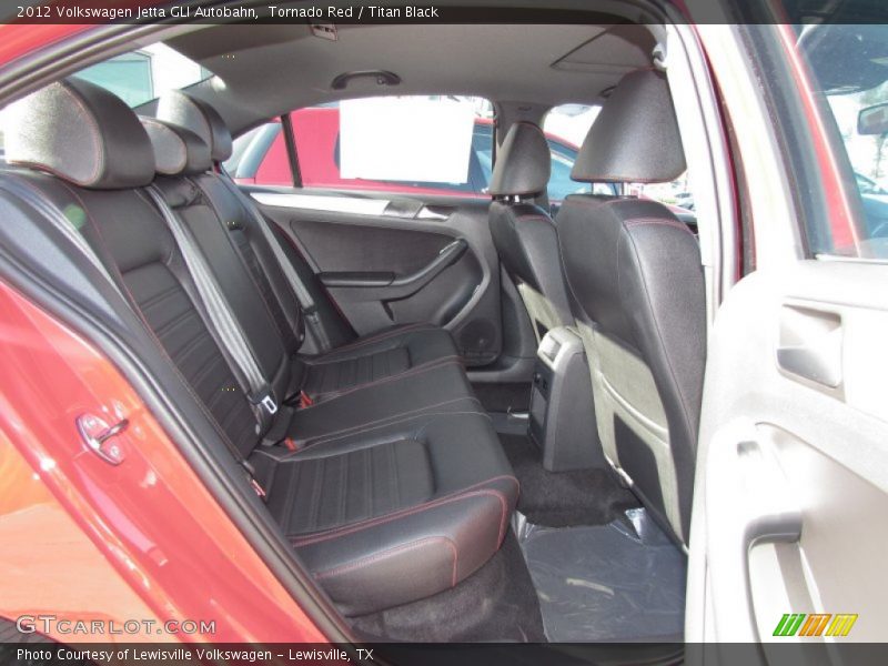 GLI Autobahn, Rear Seats - 2012 Volkswagen Jetta GLI Autobahn