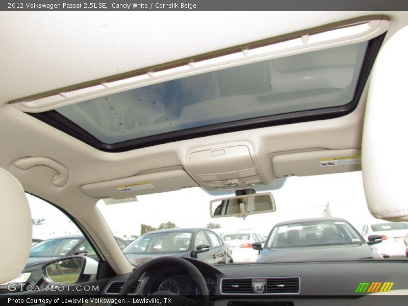 Candy White / Cornsilk Beige 2012 Volkswagen Passat 2.5L SE