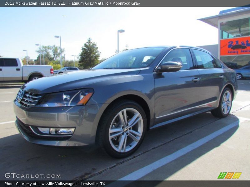 Platinum Gray Metallic / Moonrock Gray 2012 Volkswagen Passat TDI SEL