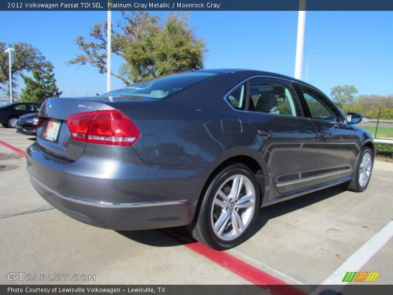 Platinum Gray Metallic / Moonrock Gray 2012 Volkswagen Passat TDI SEL