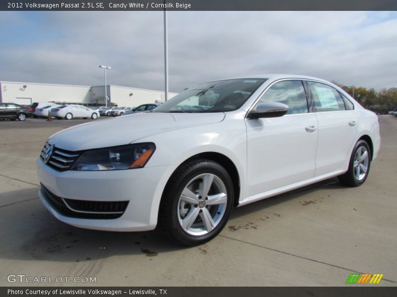 Candy White / Cornsilk Beige 2012 Volkswagen Passat 2.5L SE