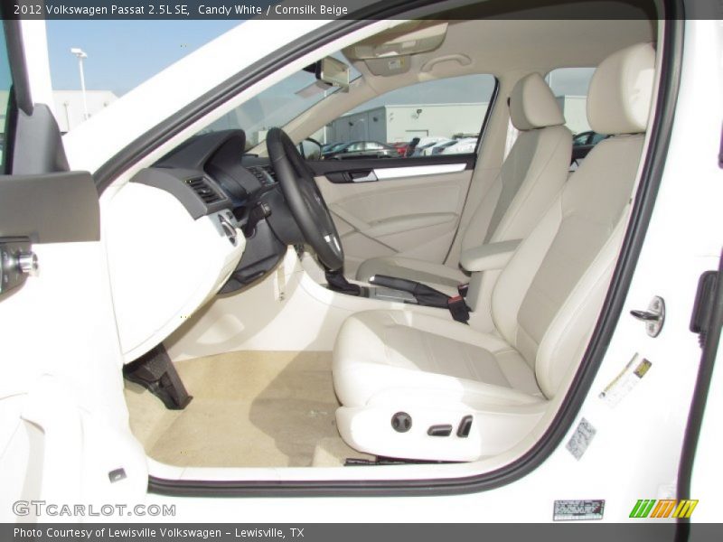 Candy White / Cornsilk Beige 2012 Volkswagen Passat 2.5L SE