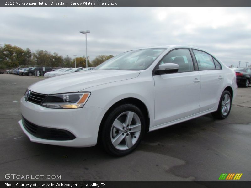 Candy White / Titan Black 2012 Volkswagen Jetta TDI Sedan
